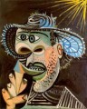 Man with ice cream cone 4 1938 cubism Pablo Picasso